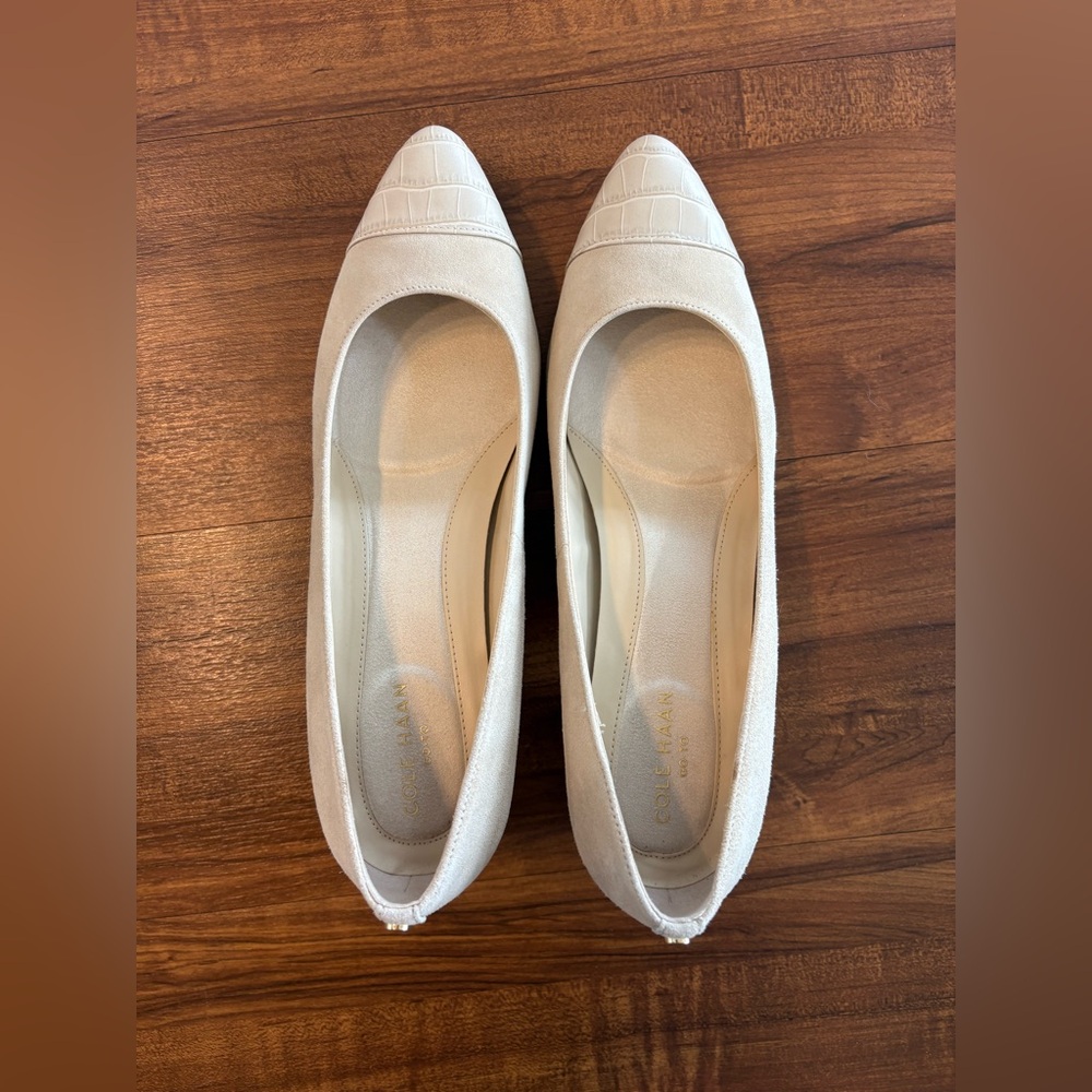 Cole Haan 45 mm Suede Block Heels - Size 8